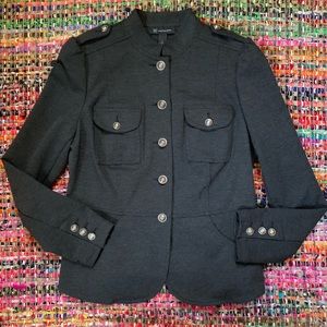 Dark Gray INC Concepts Military Jacket